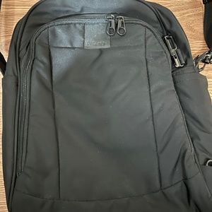 Pacsafe Metrosafe LS100 Series Anti-Theft Crossbody Bag, Black